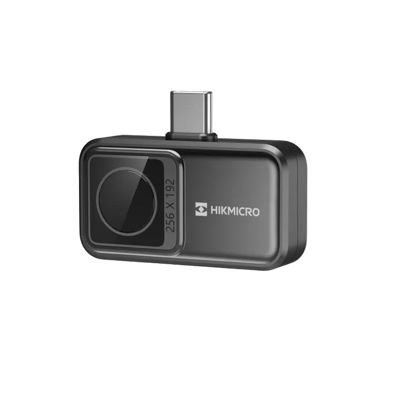 HIKMICRO Mini2 V2 termisk smartphonekamera – frontvy med USB-C-anslutning