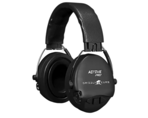 Grizzly Ears Active Pro – aktivt hörselskydd med gelkuddar och AUX