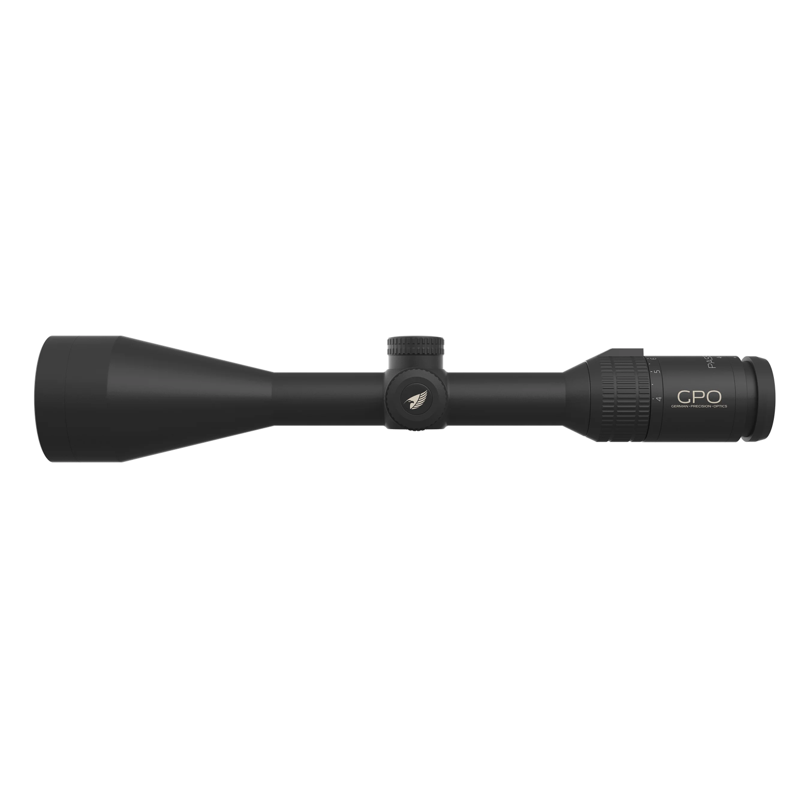 GPO PASSION 3X 4-12x50i i sidoprofil – slank design med 333 mm längd